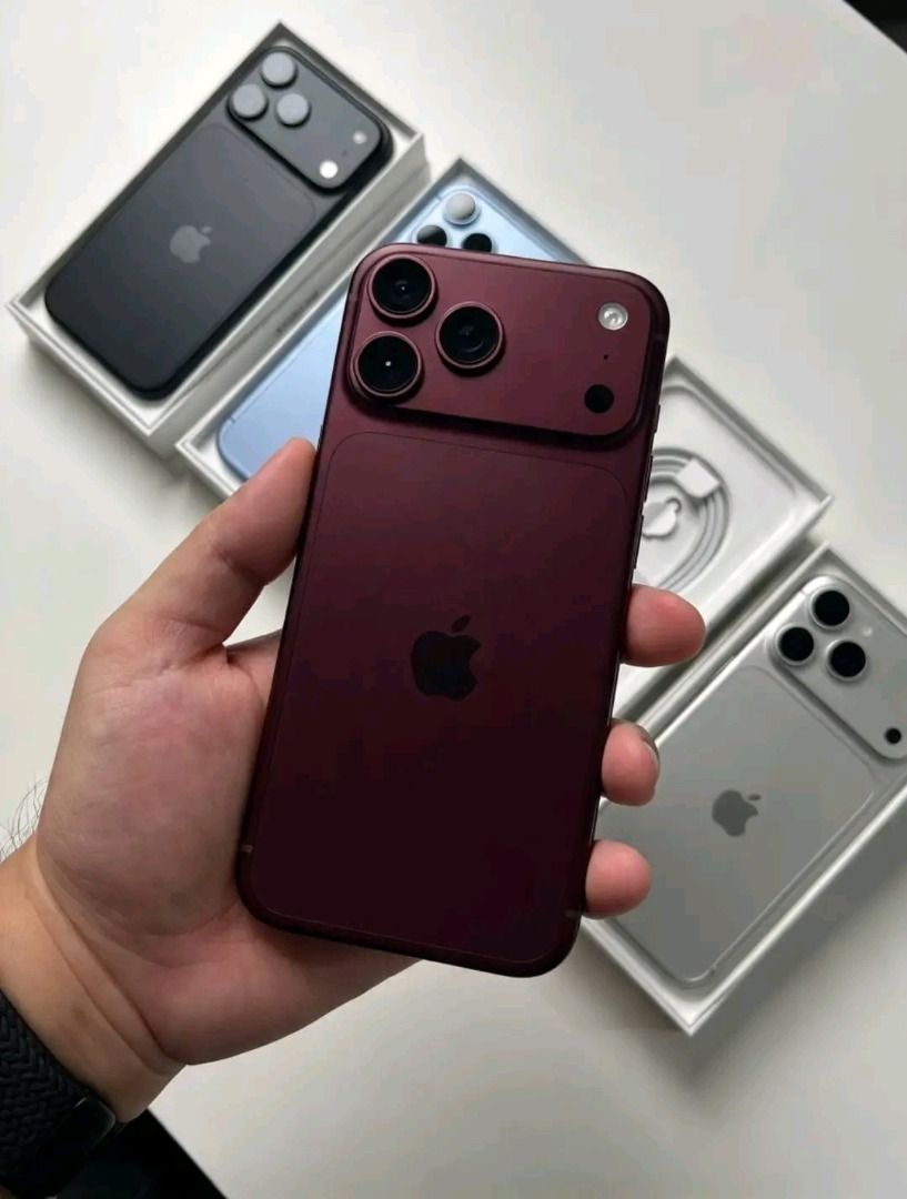 Apple iPhone (Category: iPhone 17 Series) located in Caloocan City. Submitted by ponan0924194 (Listing ID 1471223987, Image 3). Description: - Brand new Apple smartphone in sleek Black (other colors like silver and dark red also available) - Multiple units and complete retail boxes on hand - Package includes the smartphone, charging cable, and SIM ejector tool - 100% authentic and ready for shipping - Send a message to secure yours today! - IPHON