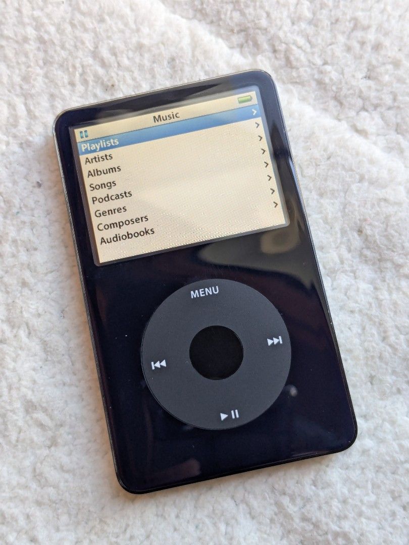 Apple iPod Video 5th Gen Black (30gb) (Category: Portable Music Players) located in Binmaley. Submitted by northpixel (Listing ID 1471120057, Image 3). Description: Apple iPod Video 5th Gen Black (30gb) Good condition (like new) Good battery life (15 hours playtime) Good hdd health (check picture) Can sync well on itunes With songs included (can add your playlist from streaming platform) Unit and cable only ✅5000 fixed ✅COD/Gcash payment ✅PM.