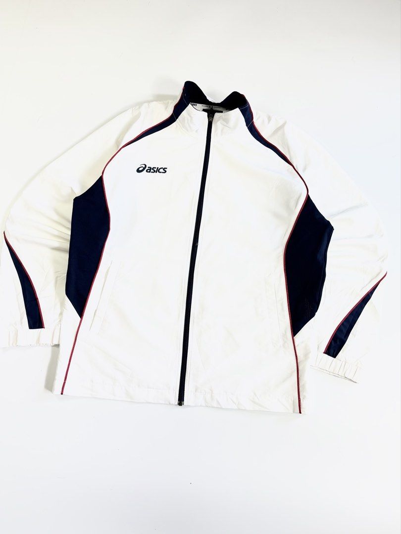 asics two tone windbreaker jacket (Category: Activewear) located in Manila. Submitted by styleandfly191238 (Listing ID 1471155547, Image 3). Description: length 27 width 23 issue none conditions excellent color rate 10/10 better in personal fav piece unli vc to check the item to assure your assurance .