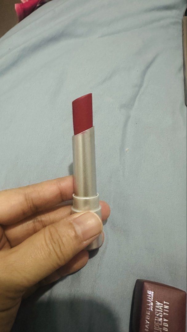 Assorted Lip Products from Maybelline, Issy and Teviant (Category: Makeup) located in Las Pinas. Submitted by krlska (Listing ID 1471226028, Image 1). Description: - Maybelline Super Stay Teddy Tint in Mascara Tear - Like new, used 3x - Teviant Lip Filter in Put It Back - Condition: Like new - once 3x -Issy Lip Bullet in Brutal -Like new, used once with box Sold as set Shipping via J&T Shouldered by buyer.
