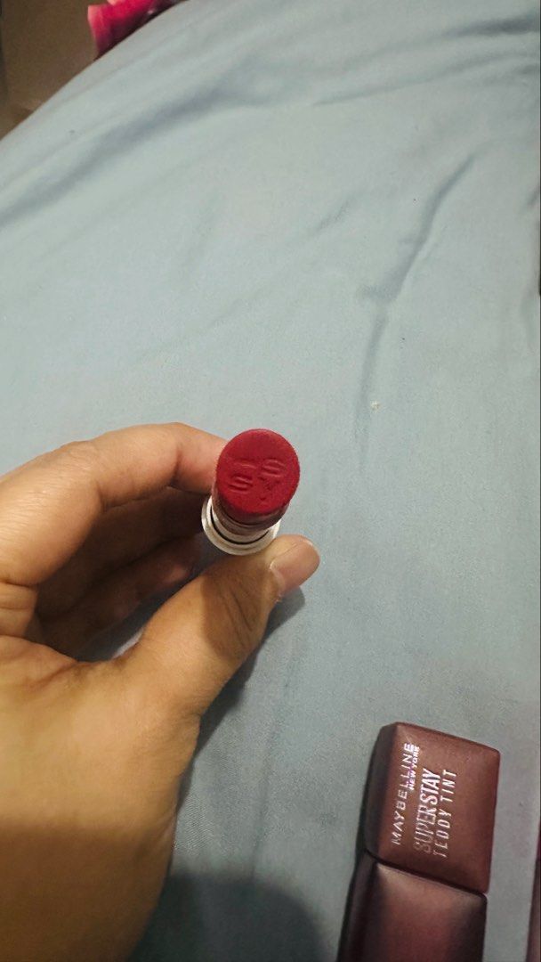 Assorted Lip Products from Maybelline, Issy and Teviant (Category: Makeup) located in Las Pinas. Submitted by krlska (Listing ID 1471226028, Image 2). Description: - Maybelline Super Stay Teddy Tint in Mascara Tear - Like new, used 3x - Teviant Lip Filter in Put It Back - Condition: Like new - once 3x -Issy Lip Bullet in Brutal -Like new, used once with box Sold as set Shipping via J&T Shouldered by buyer.