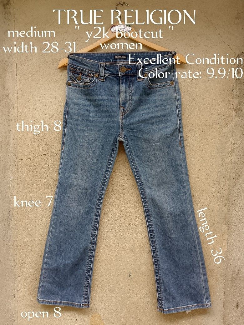 AUTHENTIC! " TRUE RELIGION (y2k bootcut) WOMEN " (Category: Jeans) located in Danao, Cebu. Submitted by psychypymb40965 (Listing ID 1471238354, Image 1). Description: details are in first photo ‎pm/dm for other details,issues or transactions ‎negotiable! 👊😁 ‎2nd Account Available Shoes, Bags, Sandals, Slippers & more footwear just click the link below 💚👇😁❤️ or follow for update stocks. ‎https://www.carousell.ph/u/azaiahnere02/?t-id=PJuARdaOw