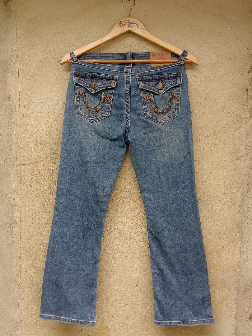 AUTHENTIC! " TRUE RELIGION (y2k bootcut) WOMEN " (Category: Jeans) located in Danao, Cebu. Submitted by psychypymb40965 (Listing ID 1471238354, Image 2). Description: details are in first photo ‎pm/dm for other details,issues or transactions ‎negotiable! 👊😁 ‎2nd Account Available Shoes, Bags, Sandals, Slippers & more footwear just click the link below 💚👇😁❤️ or follow for update stocks. ‎https://www.carousell.ph/u/azaiahnere02/?t-id=PJuARdaOw