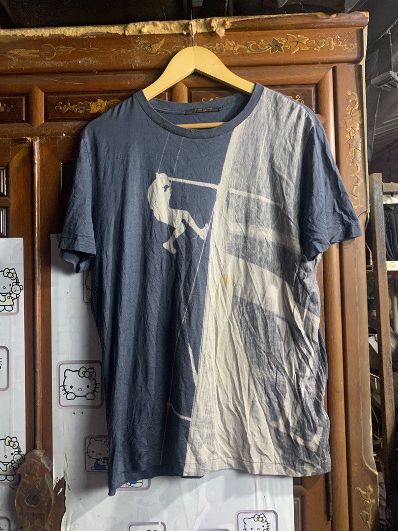 Authentic LV scaffolding man (Category: Luxury Apparel) located in Davao. Submitted by frnzy05 (Listing ID 1471172108, Image 1). Description: LV scaffolding man Size - Large on tag Width - 22.5 Length - 28 Issues - yellow stain and need wash Color rate - 9/10 Condition - still very good Claim - 2499 + sf negotiable .