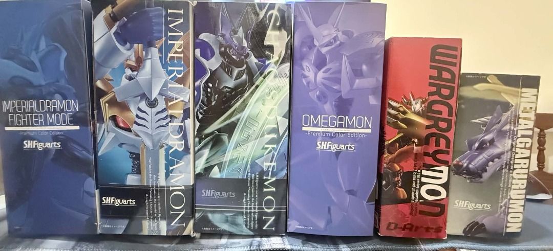 Bandai D-Arts & SHF Digimon Classic (Category: Figurines & Statues) located in Dasmarinas. Submitted by boykalog10 (Listing ID 1471226809, Image 1). Description: Selling all of my collections Digimon! Prio for take all. Message me for more details of the figures Location: Dasmariñas Cavite Meetup: Around Cavite, Laguna San Pedro - Sta Rosa, Makati Ayala malls, Manila MOA Pbandai - SHF Omegamon - 6,500 Pbandai - SHF Imperialdramon FM - 6,000 SHF I