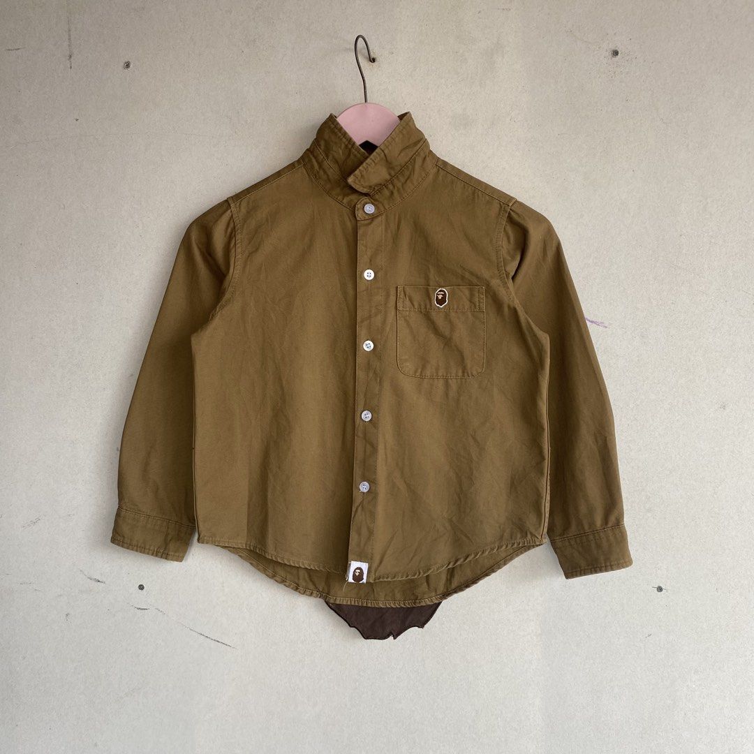 BAPE Kids Long Sleeve Big Logo (Category: Babies & Kids Fashion) located in Cebu City. Submitted by kklez (Listing ID 1471210407, Image 2). Description: 5-6 years old EXCELLENT CONDITION OFF ONLY GOOD FOR PSG.