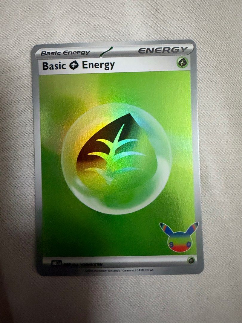 Basic Grass Energy Pokemon 30th Celebration (Mega Evolution Energies) (Category: Raw Singles) located in Marikina City. Submitted by jpcollectiblesph (Listing ID 1471270850, Image 1). Description: .