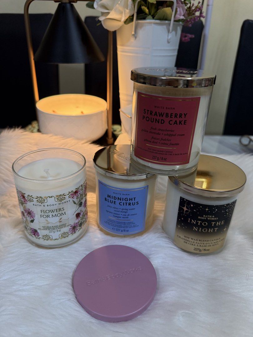 BBW 🇨🇦 Single wick Scented Candles (Category: Home Fragrance) located in Cavite. Submitted by cafferella_shopph (Listing ID 1471213464, Image 2). Description: .