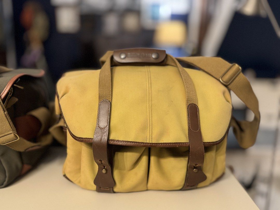 Billingham Camera bag 305 and 335 (Category: Camera Bags & Carriers) located in Manila. Submitted by elias_merchant (Listing ID 1471188019, Image 2). Description: Selling two of my beloved billingham bags 335 is in good condition, no discoloration, no wear no tear With shoulder pad, one divider insert 305 used good, some wear and cracks on leather trim, discoloration. Canvas has no tear, still weather sealed No divider inserts With base pad Great