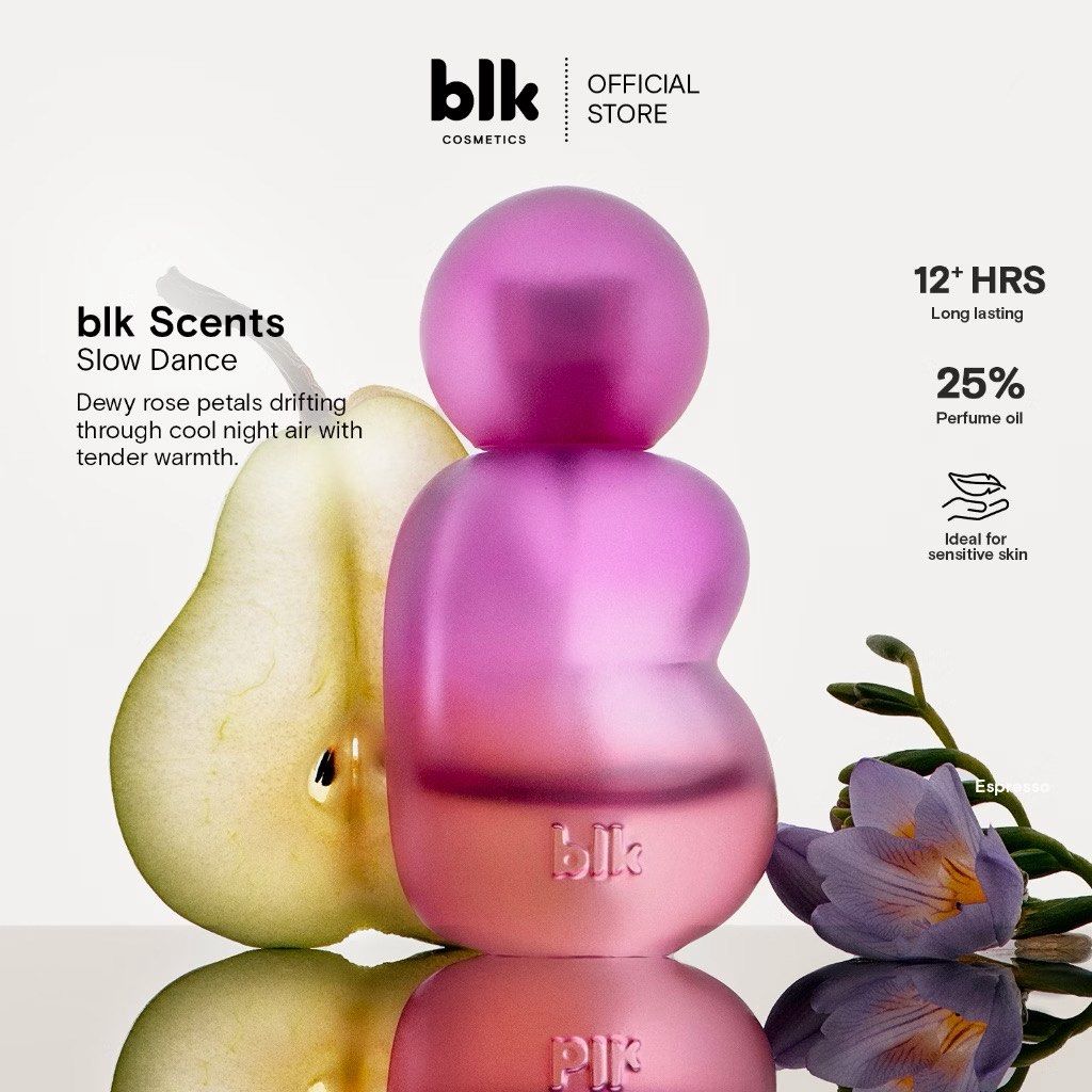 blk Cosmetics Scents - Slow Dance (Category: Fragrance & Deodorants) located in Makati City. Submitted by attenne (Listing ID 1471241733, Image 2). Description: originally bought in Uptown Mall for 599, 85% selling for 300 - Brand: blk Cosmetics Scents - Variant: Slow Dance - Fragrance Notes: Dewy rose petals and cool night air - Longevity: 25% perfume oil concentration for all-day wear - Mode of Payment: GCash, BPI, or COD available - Shipping: 