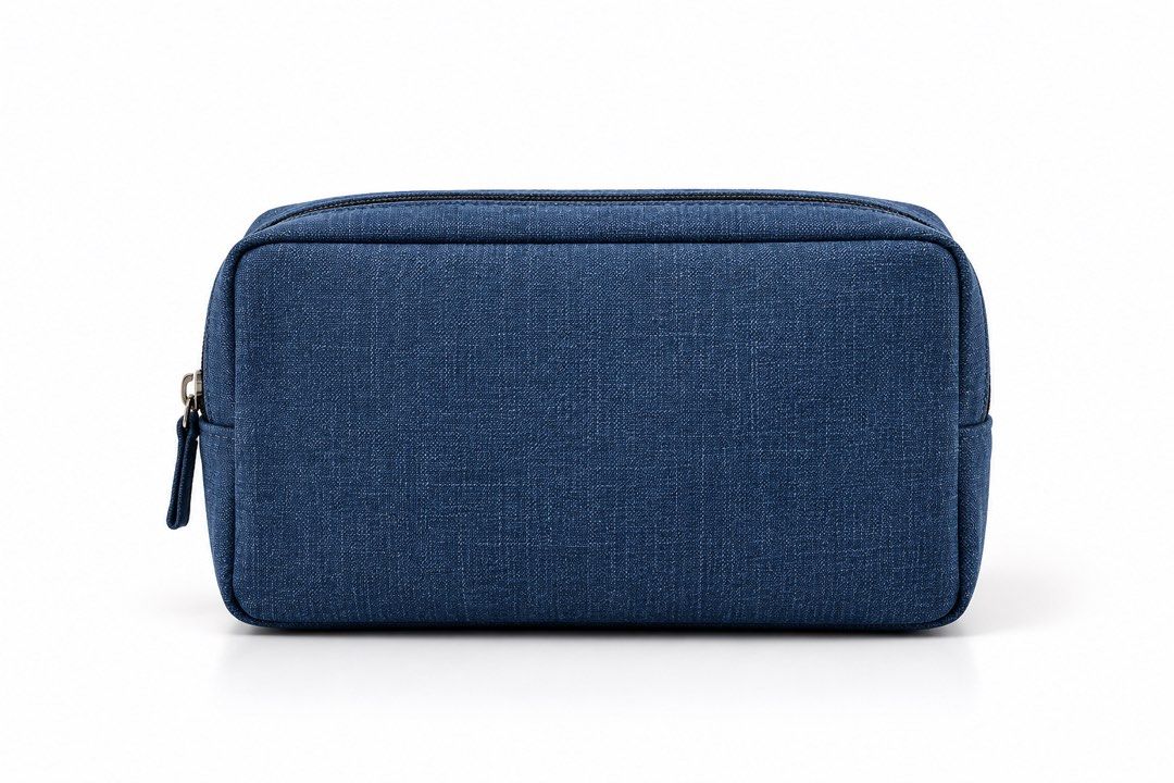 Blue Multi-Use Pouch Travel Toiletry Makeup Bag (Category: Purses & Pouches) located in Manila. Submitted by fonzo.crsl (Listing ID 1471224622, Image 2). Description: Small pouch, big convenience. 👌 Keep your everyday essentials organized wherever you go! ✨ Compact & lightweight ✨ Sleek denim-textured finish ✨ Smooth zipper ✨ Perfect for cables, chargers, stationery, toiletries, and more 📏 Size: 16 × 11 × 5 cm Your everyday organizer, wherever 