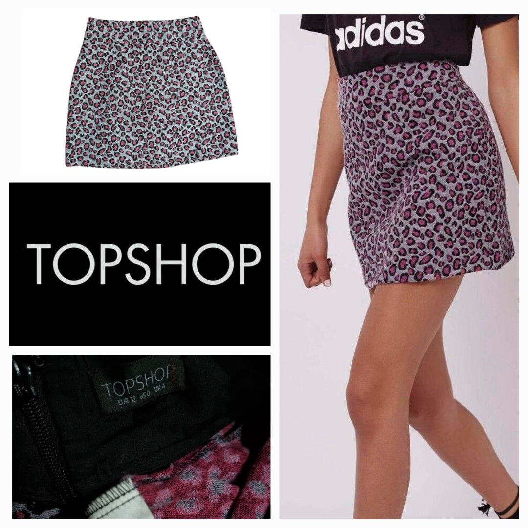 BNWOT Topshop leopard skirt (Category: Skirts) located in Batangas. Submitted by thevanitychamber (Listing ID 1471196094, Image 1). Description: .
