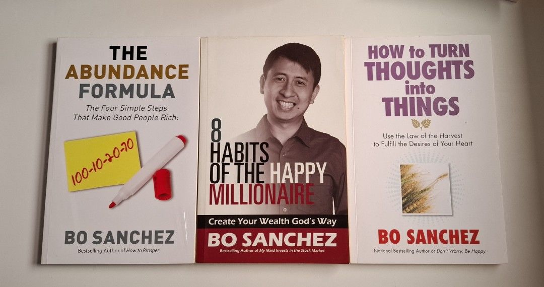 Bo Sanchez Books Bundle (Category: Storybooks) located in Manila. Submitted by grdvoir (Listing ID 1471290945, Image 1). Description: Delivery via LBC, J&T, or Lalamove Payment via GCash.