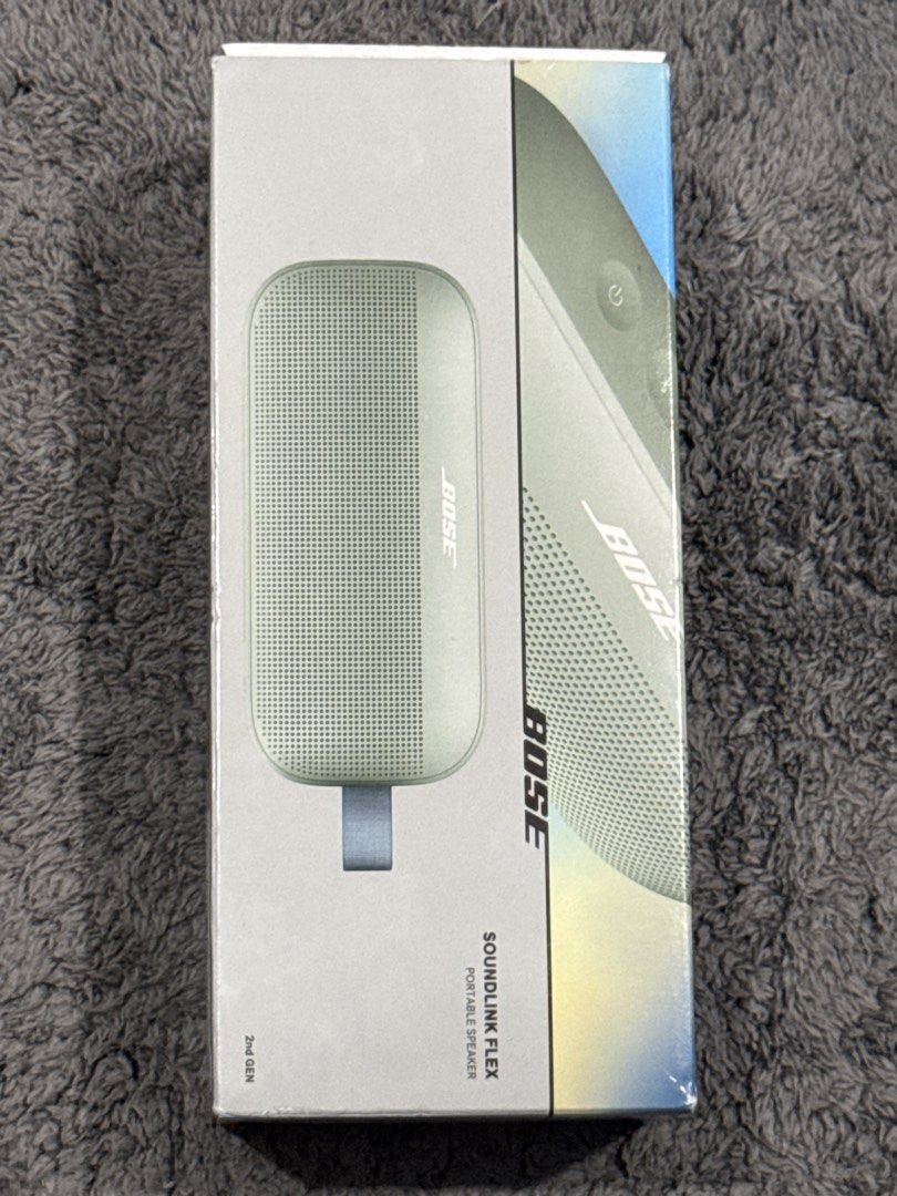 Bose SoundLink Flex Portable Speaker 2nd Gen (Category: Soundbars, Speakers & Amplifiers) located in Rosales. Submitted by gladeric (Listing ID 1471228752, Image 1). Description: - Brand: Bose SoundLink Flex Portable Speaker (2nd Generation) - Color: Stylish Green - Condition: Brand new, still factory sealed in original box - Connectivity: Wireless Bluetooth with Spotify & Snapdragon Sound integration - Sound: Astonishingly big sound in a compact