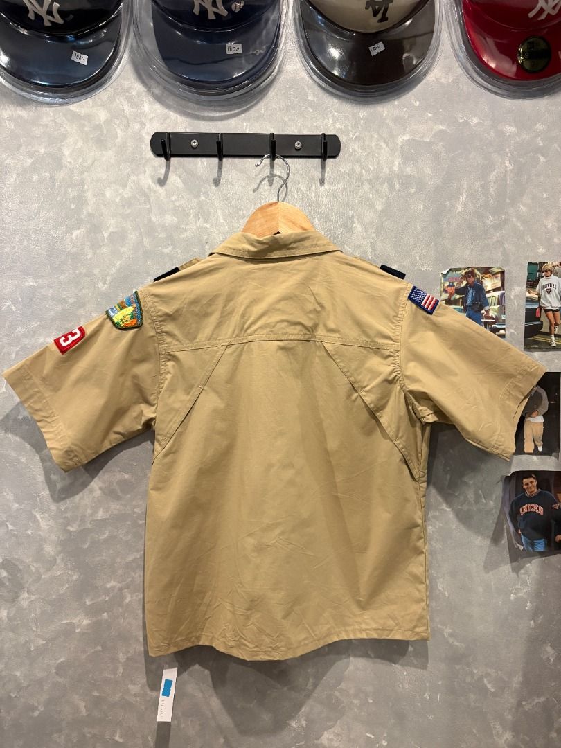 Boy Scout Uniform (Category: Tshirts & Polo Shirts ) located in Quezon City. Submitted by outofhabits_store (Listing ID 1471189430, Image 3). Description: Size: Youth Large, fits Xtra Small - Small Adults Width: 19.5 inches Length: 22.5 inches Buy 2 items worth 600 pesos and get them for 1,000 Payment method: GCash Shipping options (shouldered by buyer): J&T 3-7 days, Lalamove or Grab within the day Location: Quezon City Please manage your expect