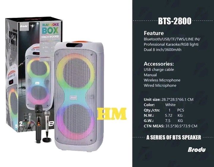BTS-2800 BLUETHOOT SPEAKER W/ 2 MIC good quality (Category: Soundbars, Speakers & Amplifiers) located in Manila. Submitted by vanstar_c4c231 (Listing ID 1471252263, Image 2). Description: AVAILABLE ! ! ! BTS-2800 BLUETHOOT SPEAKER W/ 2 MIC good quality pm me for the order cod via lalamove.