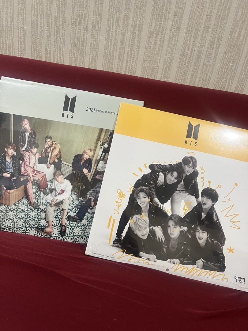 BTS 2021 Calendar (Category: K-Wave Merchandise) located in Quezon City. Submitted by tugz_ph02 (Listing ID 1471138862, Image 1). Description: Sealed & Brandnew from Barnes & Noble NYC Few Stock Onhand.