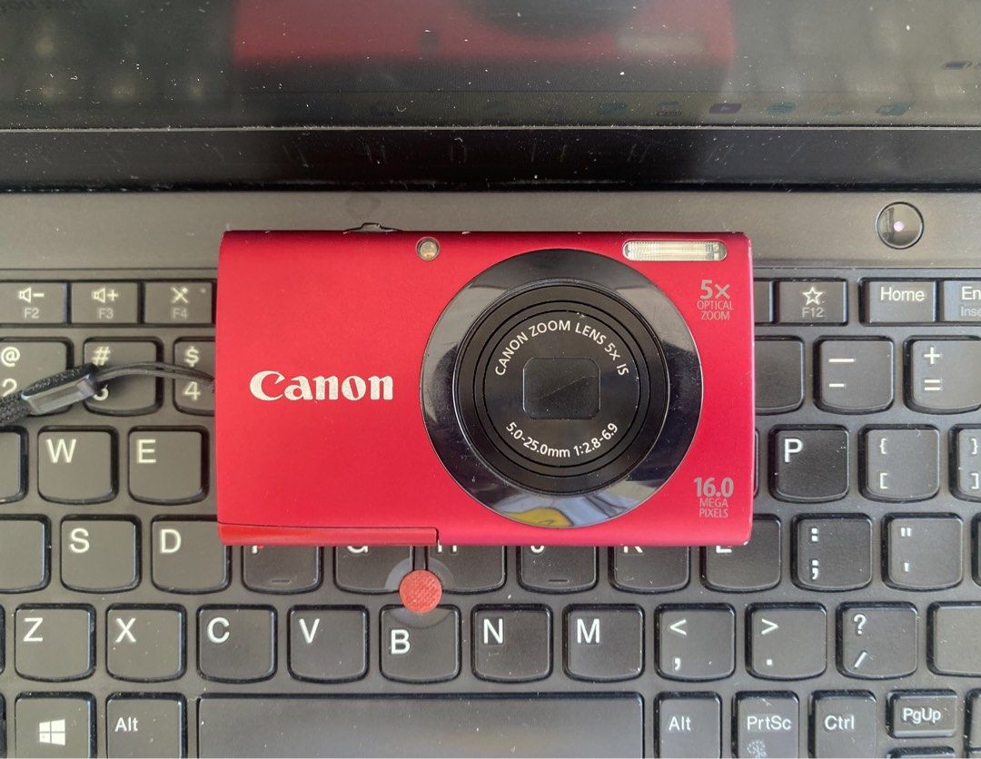 Canon Powershot A3400HD (Category: Cameras) located in Naga. Submitted by minmin_lab (Listing ID 1471132535, Image 1). Description: Canon Powershot a3400 SPECS: 16.1 MP, 5x zoom 8.5/10 body cosmetics 3.0-inch touchscreen LCD fully functional - flash, zoom, and all buttons working. ISSUE: Lens dust when zoom only COMPLETE INCLUSION & ready to use with free beaded strap MOP: Cash/Gcash MOD: Meet up (camarines sur area only) , J&T, LBC or Lalamove C