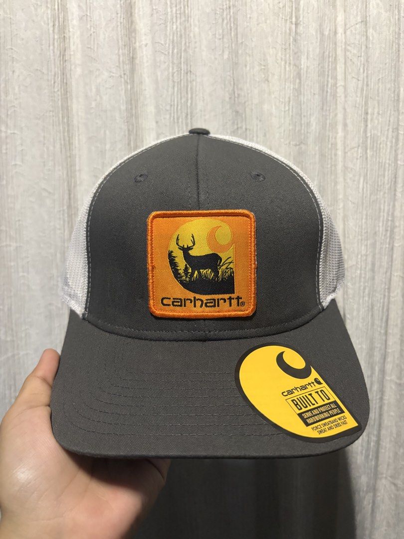 Carhartt Cap (Category: Caps & Hats) located in Bulacan. Submitted by mumbles01 (Listing ID 1471250764, Image 1). Description: CARHARTT NETCAP Keep your style effortlessly cool with the Carhartt Netcap. A perfect blend of classic workwear style and everyday streetwear vibes. Designed with a breathable mesh back, comfortable fit, and signature Carhartt look. Perfect for daily wear, casual outfits, and streetwear enthusiasts. • Authentic • One size