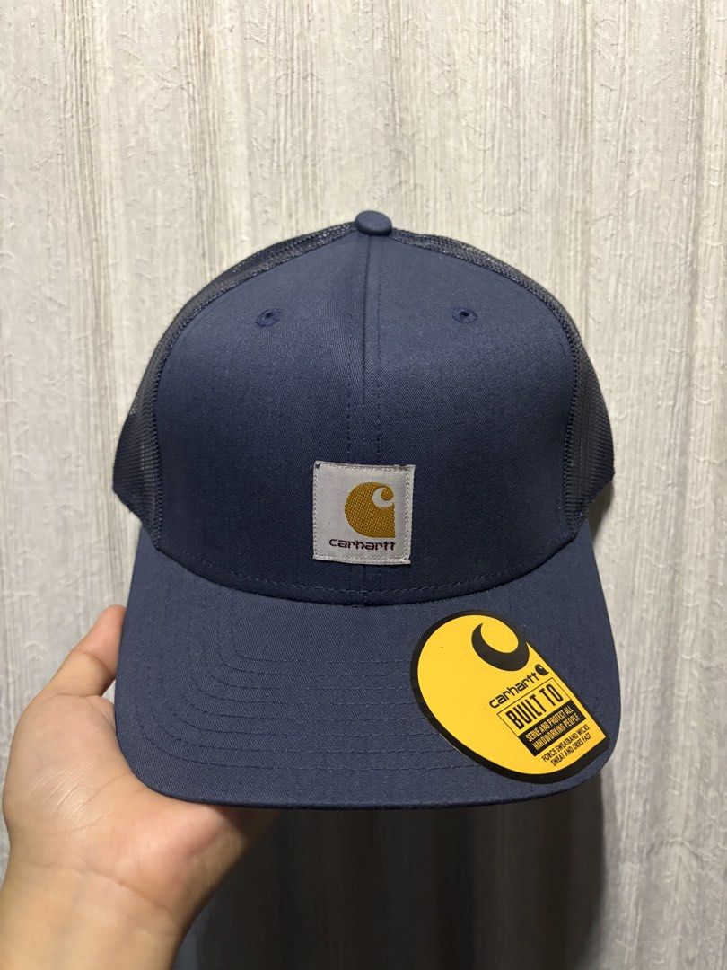 Carhartt Cap (Category: Caps & Hats) located in Bulacan. Submitted by mumbles01 (Listing ID 1471251990, Image 1). Description: CARHARTT NETCAP Keep your style effortlessly cool with the Carhartt Netcap. A perfect blend of classic workwear style and everyday streetwear vibes. Designed with a breathable mesh back, comfortable fit, and signature Carhartt look. Perfect for daily wear, casual outfits, and streetwear enthusiasts. • Authentic • One size