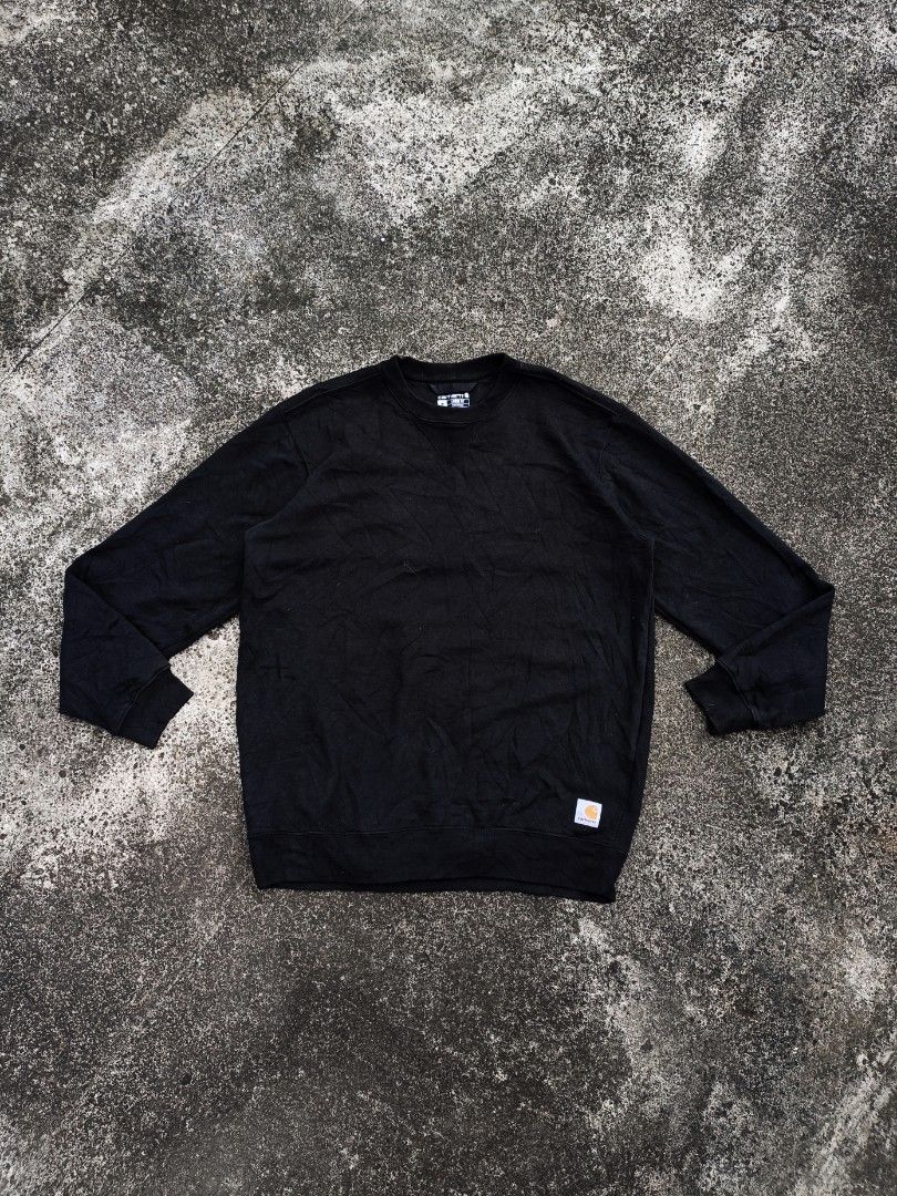 CARHARTT CREWNECK SWEATSHIRT (Category: Activewear) located in Ligao. Submitted by kennethrift_finds (Listing ID 1471162675, Image 1). Description: AUTHENTIC 💯 XLARGE 23×29 MINIMAL LINE STAIN ON BACK SLEEVE EXCELLENT CONDITION COMPLETE TAGS.