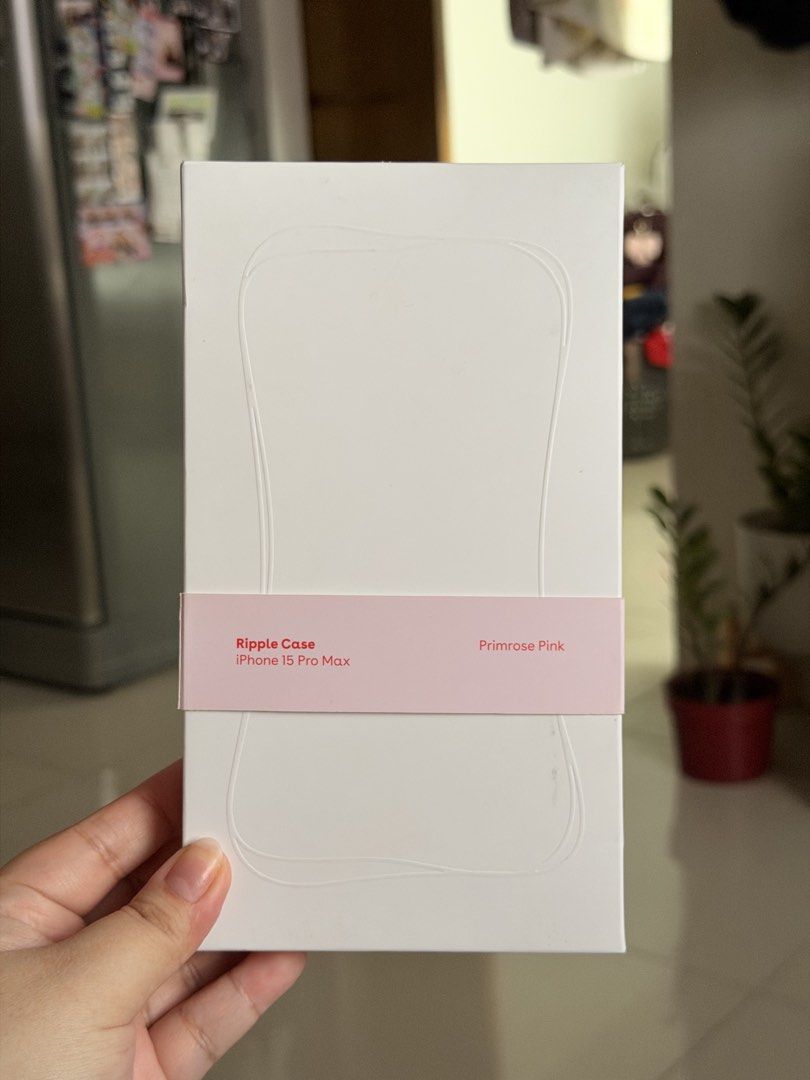 CASETIFY Ripple Case Primrose Pink (15 Pro Max) (Category: Cases & Sleeves) located in Manila. Submitted by declutteredbyja (Listing ID 1471183058, Image 3). Description: Ripple Case Primrose Pink (₱1,000) - with magsafe - no issues - has box Loc: Makati.