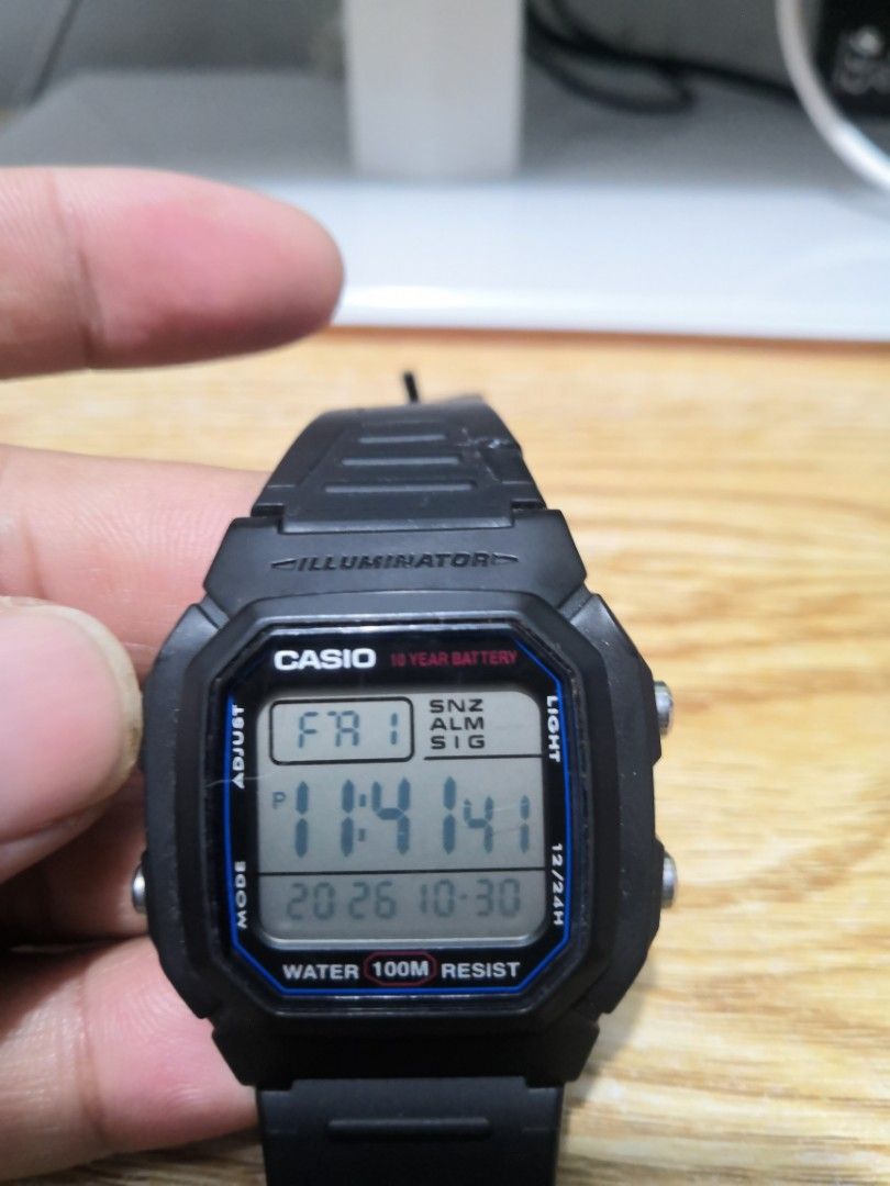 Casio Illuminator watch unisex orig (Category: Men's Watches) located in Pasig City. Submitted by tagkaro (Listing ID 1471273340, Image 1). Description: Decluttering palitan nyo.nlng.strap mura lang.po.yan.original.po.naka.stock.lang sa bahay.