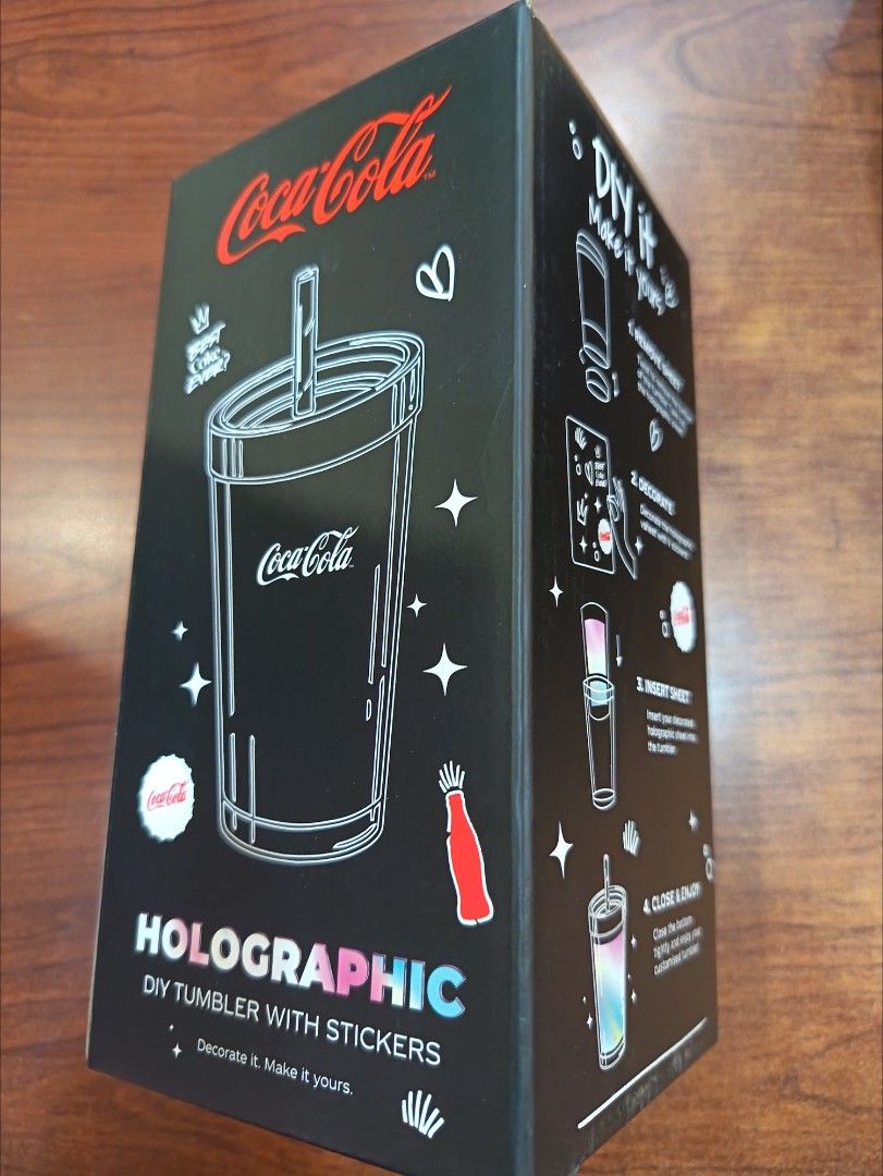 Coca-Cola Holographic DIY Tumbler with Stickers, Toys & Collectibles ...