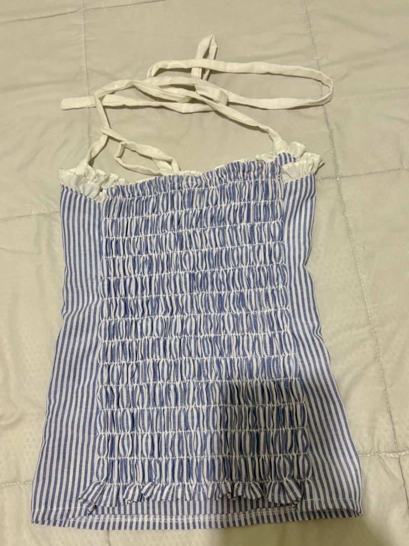 Coquette Halter Cami Top (Category: Sleeveless) located in Quezon City. Submitted by shopmariascloset_ (Listing ID 1471125649, Image 2). Description: .