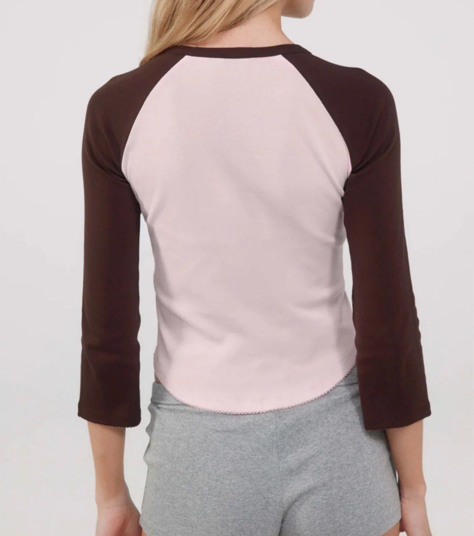 Cou Cou The Rina Raglan Cotton Jersey (Category: Shirts) located in Rizal. Submitted by hansio (Listing ID 1471237171, Image 3). Description: 🎐 Details: • Brand new, never worn • Color: Baby Pink / Espresso • Size: Small • 100% Organic Cotton • Measurements are included in the photos • Flattering and feminine fit 🎀 • Lovely bell sleeves feature 💕 • Last price already (non-negotiable) RFS: Wrong size. Too big on me..