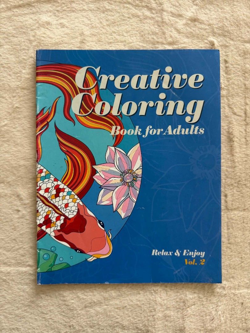 Creative Coloring Book For Adults (Category: Storybooks) located in Santiago. Submitted by bookworm_club (Listing ID 1471146875, Image 1). Description: 📚no cancellation, return or exchange. 📚secondhand books. some books are in good condition while some has minimal flaws (foxing, creases, dog-eared pages, etc.) 📚reasonable haggling is allowed. 💰MOP: For same day pickup - CASH & BANK TRANSFER For shipping or scheduled pickup - BANK TRANSFER 🚚M
