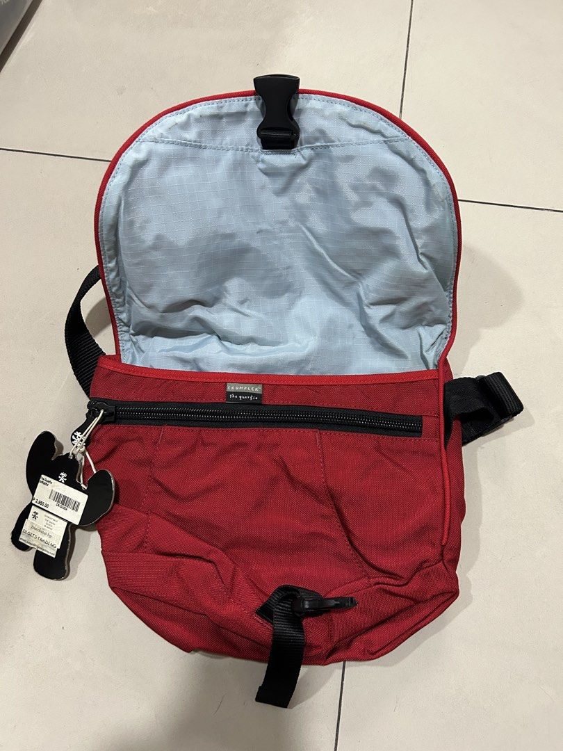 Crumpler Australia Red Cross-body Bag (Category: Cross-body Bags) located in San Juan City. Submitted by curatedbymae (Listing ID 1471162551, Image 2). Description: Item: Crumpler Australia Red Cross-body Bag (unisex) - Crumpler is a bag brand from Melbourne born in 1995, built on good design and indestructible bags bursting with colour. RFS: decluttering Mode of payment: GCASH/MAYA Shipping: Grab/Lalamove/J&T (Buyer will shoulder the shipping fe