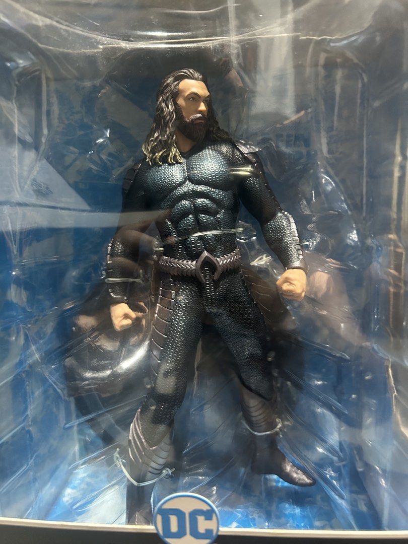 DC Multiverse Aquaman and the Lost Kingdom Figures (Category: Figurines & Statues) located in Manila. Submitted by cxtremetoy17724 (Listing ID 1471255404, Image 2). Description: - Set of 2: McFarlane Toys DC Multiverse Aquaman & Black Manta - Movie: Aquaman and the Lost Kingdom - Condition: Brand new, unopened in original packaging with clear windows - Packaging note: Boxes show standard shelf wear - Ideal for: DC movie fans and action figure col