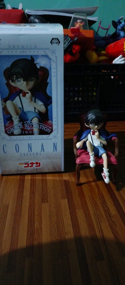 Detective Conan figure (Category: Figurines & Statues) located in Malabon City. Submitted by joewardabrera (Listing ID 1471256673, Image 2). Description: all authentic, pag wala po kasama na box sa pic meaning loose po 800 each dasmariñas cavite location lalamove lbc cop cod.
