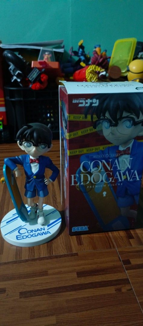 Detective Conan figure (Category: Figurines & Statues) located in Malabon City. Submitted by joewardabrera (Listing ID 1471256673, Image 1). Description: all authentic, pag wala po kasama na box sa pic meaning loose po 800 each dasmariñas cavite location lalamove lbc cop cod.