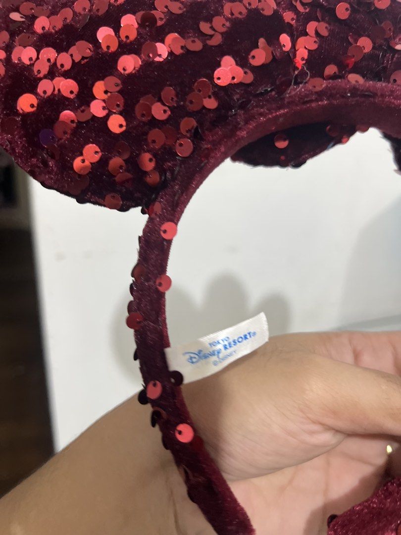 Disney headband Minnie Mouse Maroon (Category: Hair Accessories) located in Quezon City. Submitted by cookiecreammm (Listing ID 1471136684, Image 3). Description: .