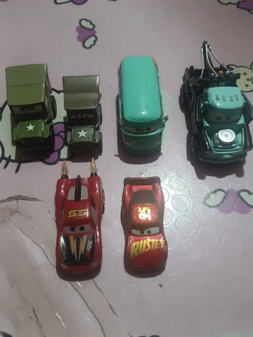 Disney Pixar cars (Category: Vehicle & Diecast Models) located in Pasig City. Submitted by rednaxela_rich (Listing ID 1471265101, Image 1). Description: 6pcs Disney Pixar cars diecast model car.