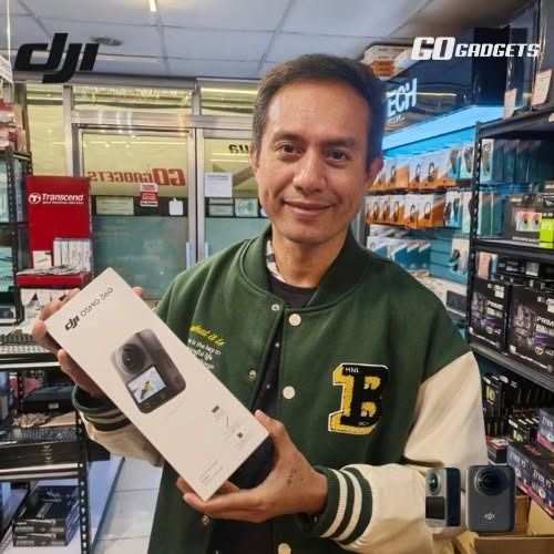 DJI Osmo 360 Action Camera Adventure Combo SOLD 😍 (Category: Cameras) located in Makati City. Submitted by eckang12 (Listing ID 1471188645, Image 2). Description: 🎥 Perfect for: ✔ Aerial photos & videos (drones) ✔ Travel videos ✔ Vlogging & content creation ✔ Motorcycle rides & motovlogging ✔ Action & sports shots.