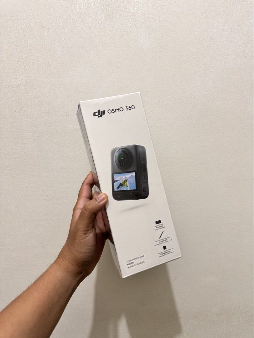 DJI OSMO 360 ADVENTURE COMBO (Category: Video Cameras) located in Manila. Submitted by iamfromthevault (Listing ID 1471141654, Image 1). Description: BRAND NEW - SEALED.