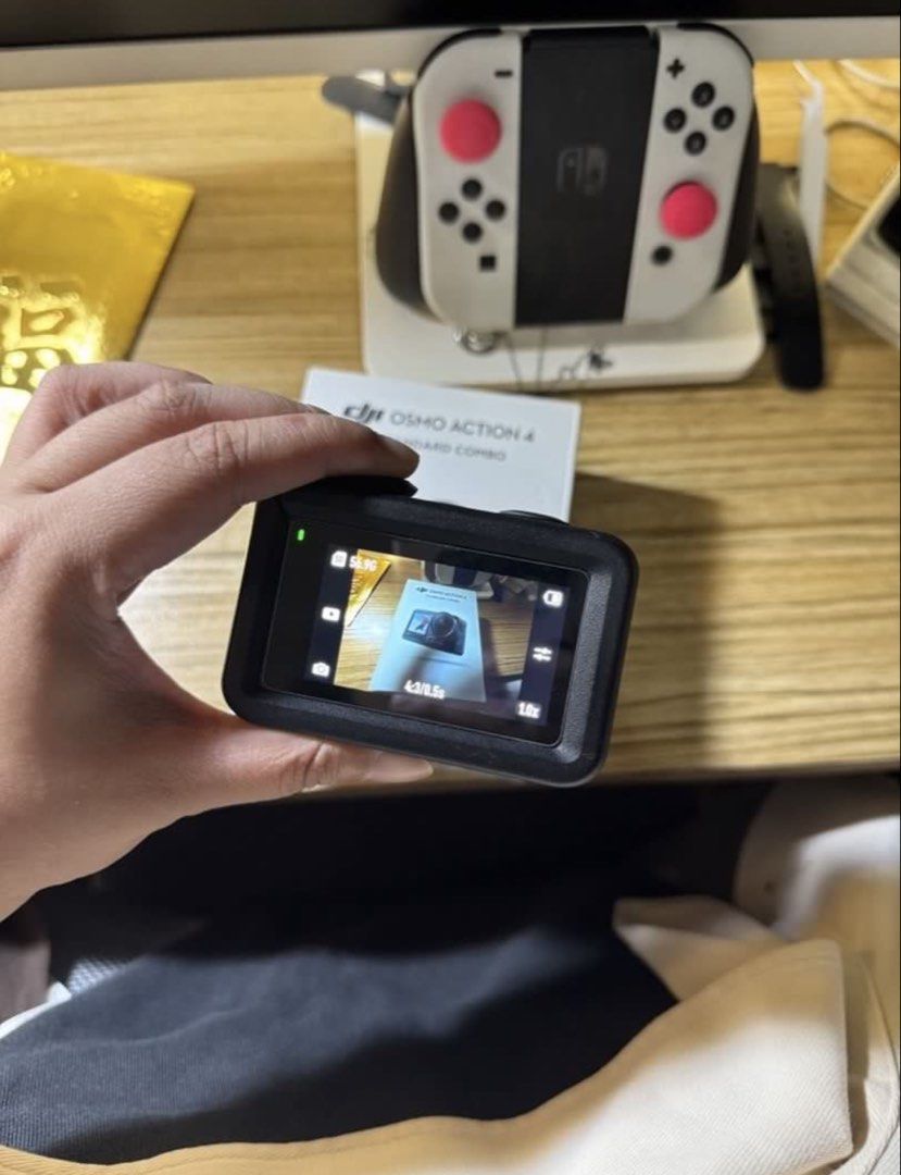 DJI Osmo Action 4 Standard Combo (Category: Cameras) located in Manila. Submitted by declutter-with_andrea (Listing ID 1471180425, Image 3). Description: Bought February 2026 -No issues, all working properly -Lens and screen protectors installed since Day1 -Free mini tripod included RFS: Planning to upgrade Price is negotiable for sure buyers.