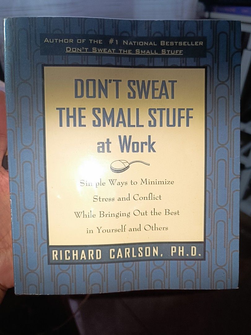 Don't sweat the small stuff at work (Category: Storybooks) located in Caloocan City. Submitted by mango_jelly_yogurt (Listing ID 1471124008, Image 1). Description: - with plastic cover.