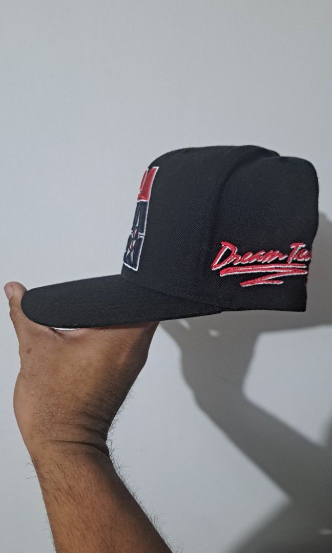 Dream team mitchell & ness (Category: Caps & Hats) located in Baguio. Submitted by thriftfit17 (Listing ID 1471150248, Image 2). Description: mitchell & ness snapback no issue php 5000 (slightly nego) dm if interested 🤙.