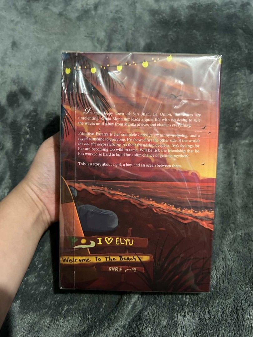 Drifting with the Waves by Hanmariam (Elyu Series 1) (Category: Storybooks) located in Naga. Submitted by fluttershaiii (Listing ID 1471254891, Image 2). Description: - very very good condition - brand new resealed - signed by the author.