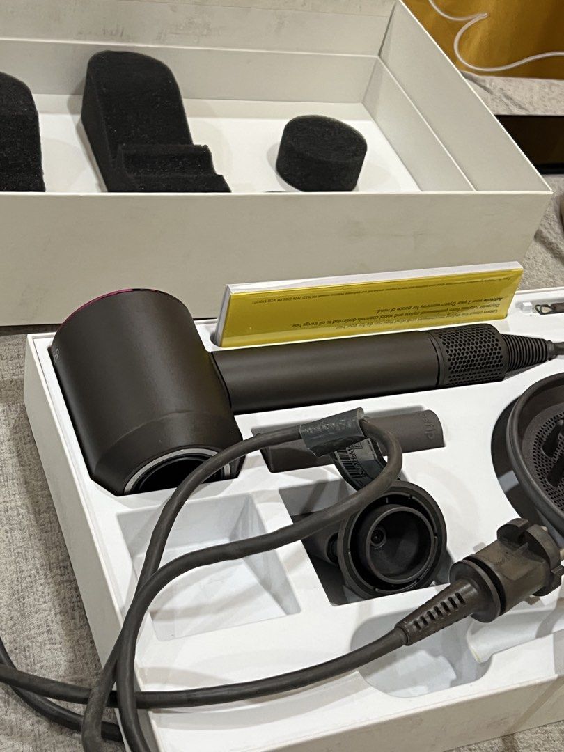 Dyson Hair Dryer (Category: Hair) located in Quezon City. Submitted by youngfire.04 (Listing ID 1471220414, Image 1). Description: Dyson Supersonic Hair Dryer Authentic With box No issues.