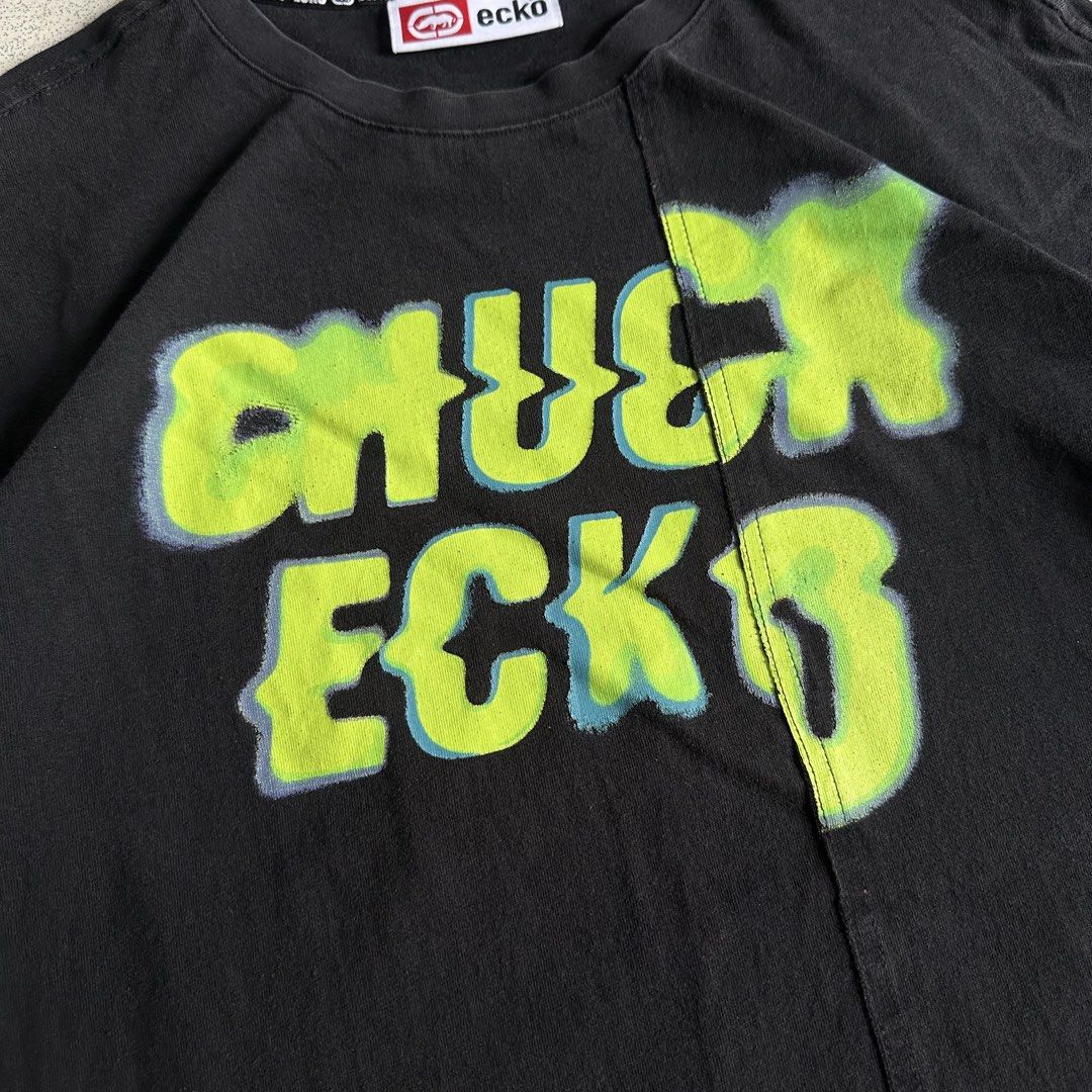 ecko shirt (Category: Tshirts & Polo Shirts ) located in Manila. Submitted by kilthrift (Listing ID 1471190580, Image 2). Description: excellent condition no issues complete tags 10/10 color rate dimes 23x28.