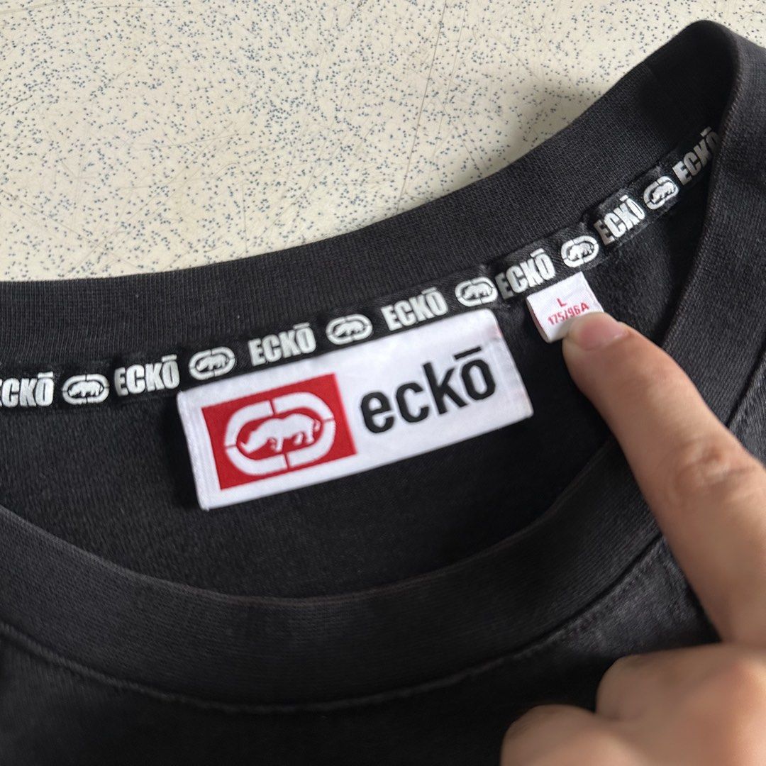 ecko shirt (Category: Tshirts & Polo Shirts ) located in Manila. Submitted by kilthrift (Listing ID 1471190580, Image 3). Description: excellent condition no issues complete tags 10/10 color rate dimes 23x28.