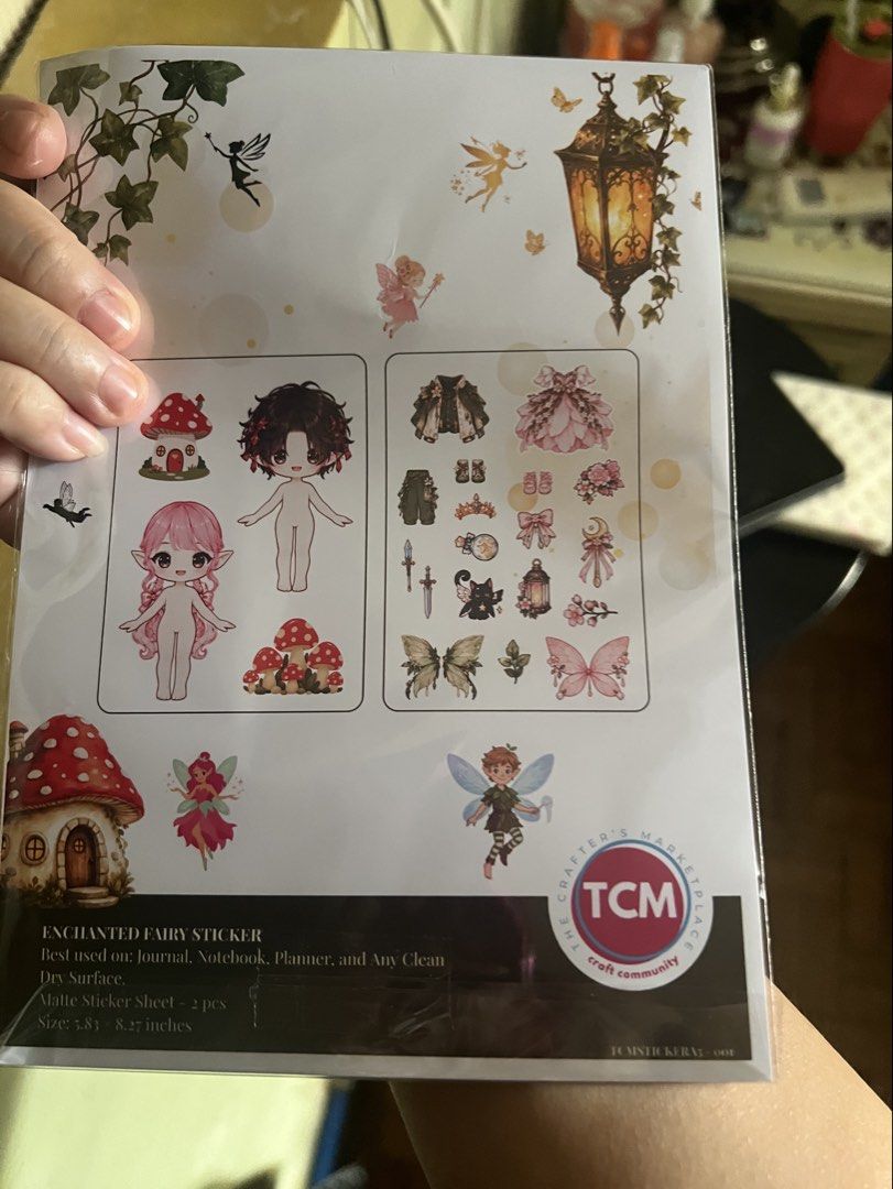 Enchanted Fairy Sticker (Category: Stationery & School Supplies) located in Paranaque City. Submitted by arianem031087 (Listing ID 1471122639, Image 2). Description: .