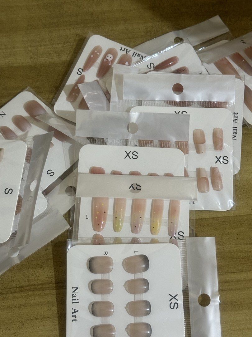 FAKE NAILS (WITH NAIL ADHESIVE) (Category: Hands & Nails) located in Paniqui. Submitted by blessiana (Listing ID 1471159066, Image 1). Description: AVAILABLE SIZES EXTRA SMALL SMALL MEDIUM 340-10pieces 690-20pieces 1,030-30 pieces YOU MAY CHOOSE YOUR PREFERRED DESIGN .
