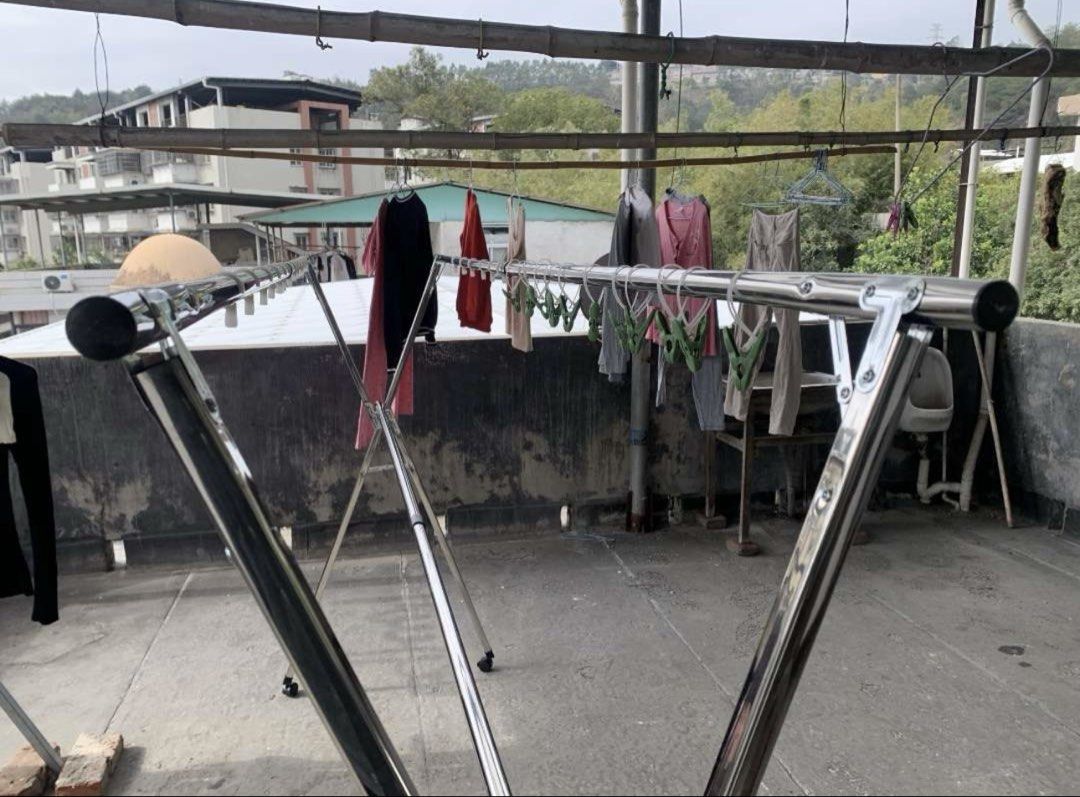 FOLDABLE SAMPAYAN DRYING RACK (Category: Outdoor Furniture) located in Caloocan City. Submitted by anglca_ (Listing ID 1471263587, Image 3). Description: FOLDABLE SAMPAYAN DRYING RACK - new - with box north caloocan area. pm me! .