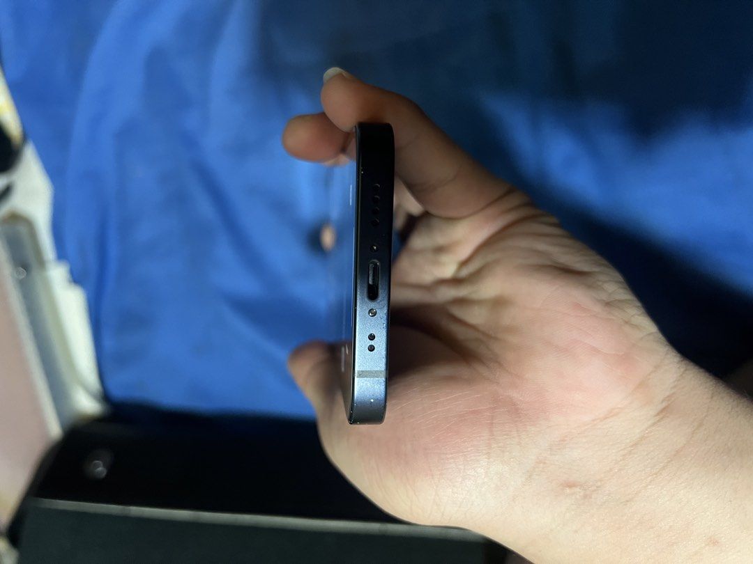 For sale (Category: iPhone 12 Series) located in Manila. Submitted by pure.yuri_ibabiosa (Listing ID 1471123006, Image 2). Description: Iphone 12 mini black 128gb Us variant ios 27.0.1 No history of repair 94% batt health Factory Unlock No sim restriction (any sim) Issue: Minor dents Inclusions: Cord and Adapter.